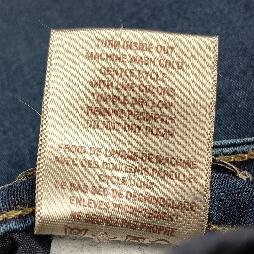 PAIGE Peg Skinny Jeans Women's Size 31 Mid Rise  Stretch Dark Wash - Picture 13 of 14